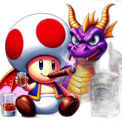 dragon, bottle, concept art, pixel art transparent PNG cut-out