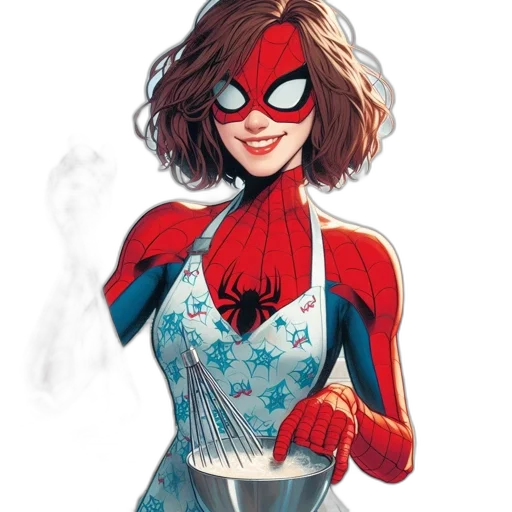 comic book art, concept art, cartoon, red transparent PNG cut-out