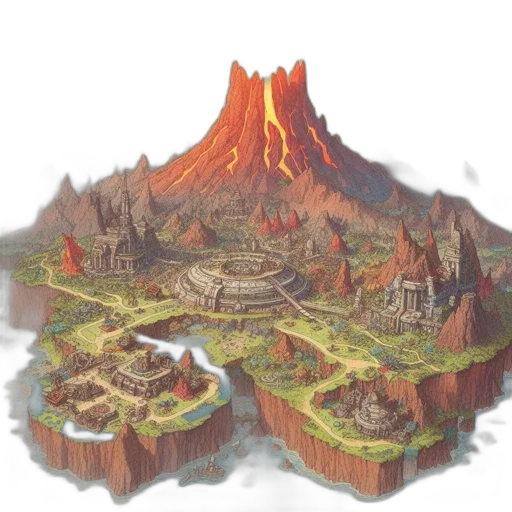 dragon, concept art, fantasy art, 3d render transparent PNG cut-out