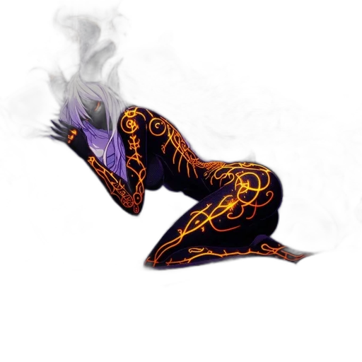 dragon, staff, creature, mask transparent PNG cut-out