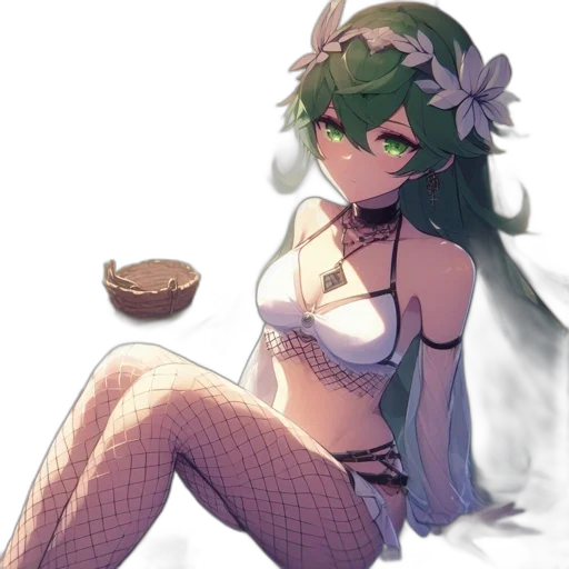 food, hat, dress, staff transparent PNG cut-out