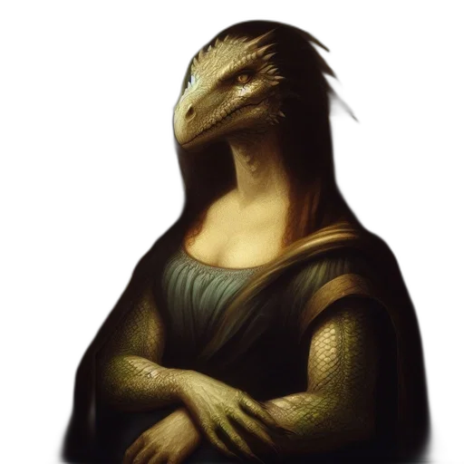 dragon, dress, creature, animal transparent PNG cut-out