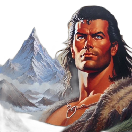 face, sword, fantasy art, concept art transparent PNG cut-out
