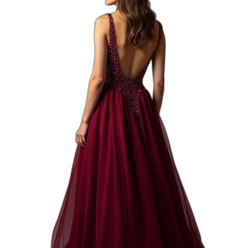 dress, jewelry, crown, red transparent PNG cut-out