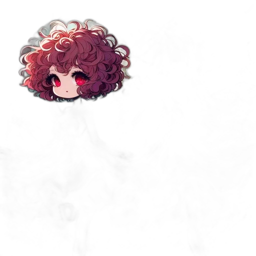 hair, creature, crown, face transparent PNG cut-out