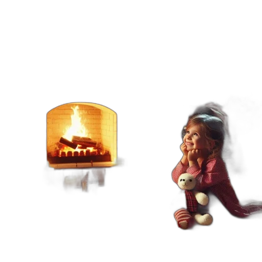 concept art, 3d render, pixel art, fire transparent PNG cut-out