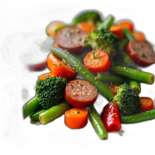 food, photorealistic, 3d render, close-up transparent PNG cut-out