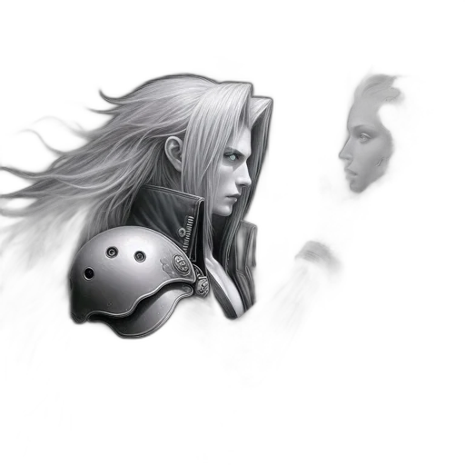 robot, mask, face, sword transparent PNG cut-out
