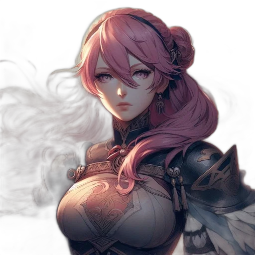 weapon, crown, face, fantasy art transparent PNG cut-out