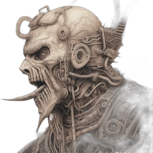 mask, face, creature, robot transparent PNG cut-out