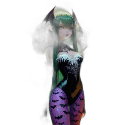 dress, dragon, staff, creature transparent PNG cut-out