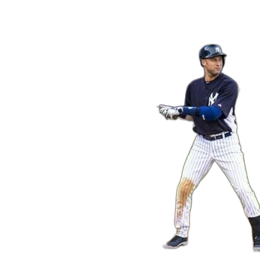 3d render, baseball, player, blue transparent PNG cut-out