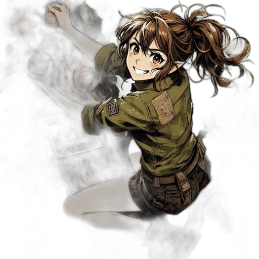 weapon, staff, sword, jacket transparent PNG cut-out