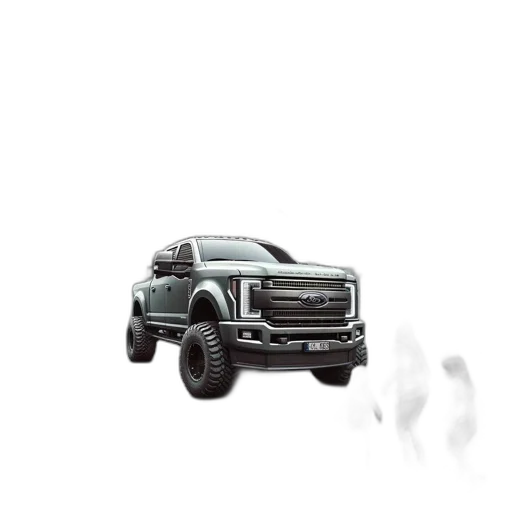 car, robot, weapon, 3d render transparent PNG cut-out