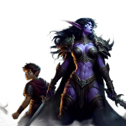concept art, fantasy art, comic book art, pixel art transparent PNG cut-out