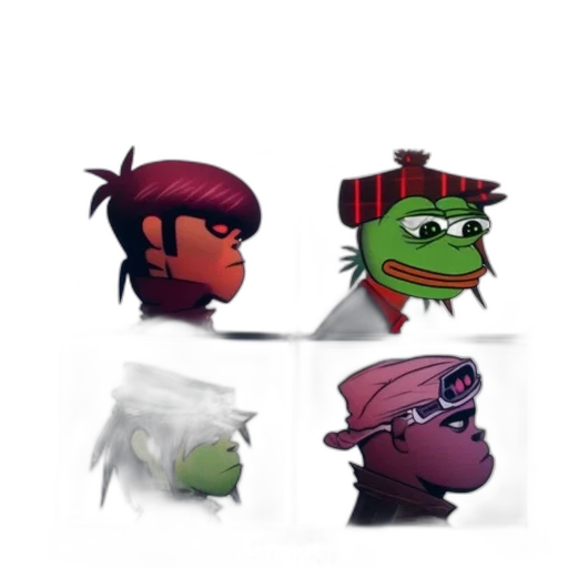 hat, concept art, anime, pixel art transparent PNG cut-out