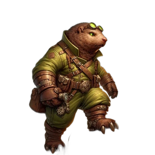 creature, animal, staff, concept art transparent PNG cut-out