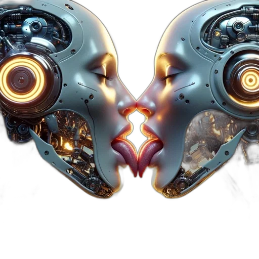 robot, mask, face, concept art transparent PNG cut-out