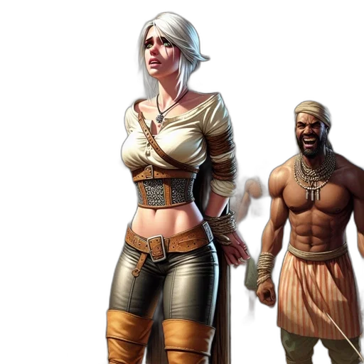 concept art, fantasy art, comic book art, 3d render transparent PNG cut-out