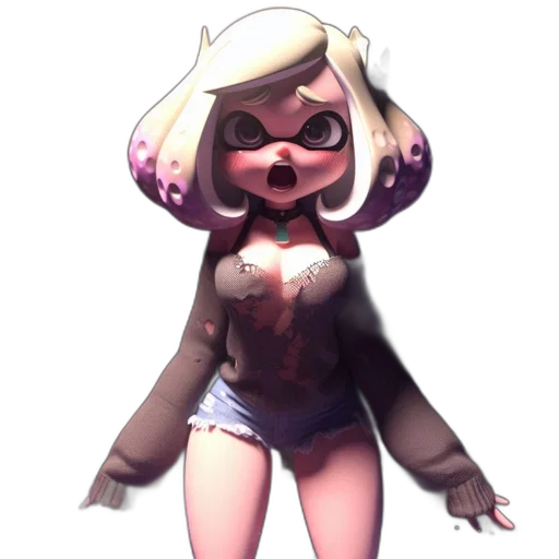 dress, creature, mask, jacket transparent PNG cut-out