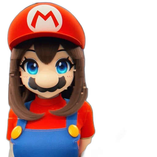 hat, face, dress, 3d render transparent PNG cut-out