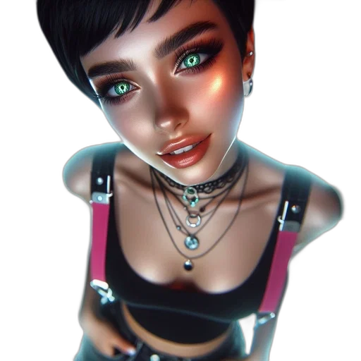 jewelry, robot, face, staff transparent PNG cut-out