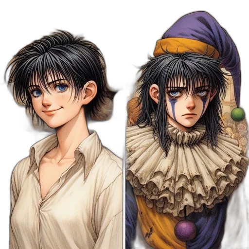concept art, fantasy art, anime, pixel art transparent PNG cut-out