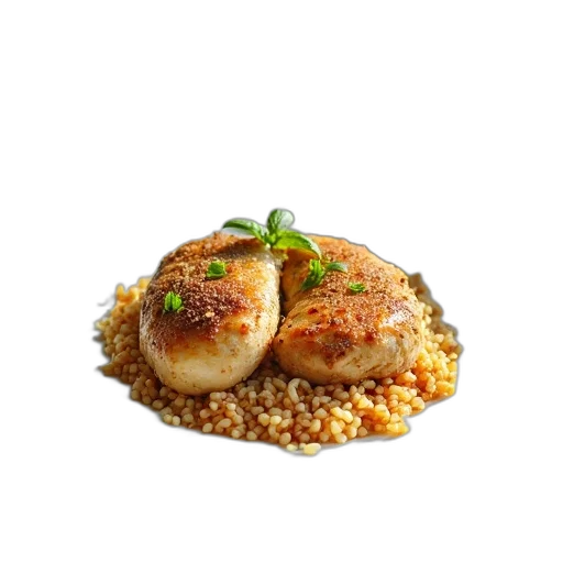 food, photorealistic, 3d render, plate transparent PNG cut-out