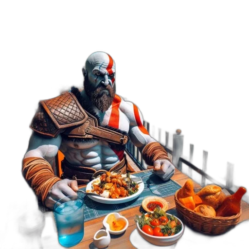 food, robot, concept art, fantasy art transparent PNG cut-out