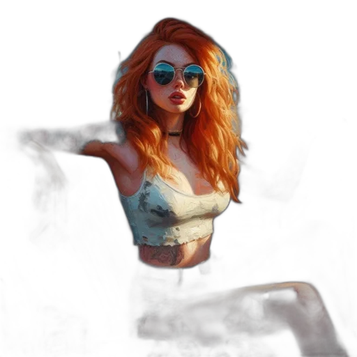 dress, face, photorealistic, concept art transparent PNG cut-out
