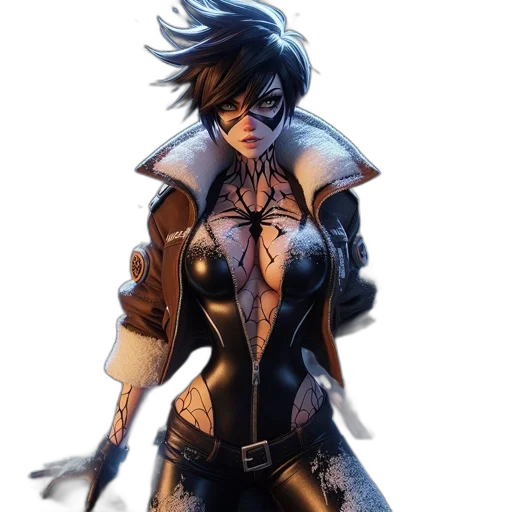 jacket, weapon, concept art, comic book art transparent PNG cut-out