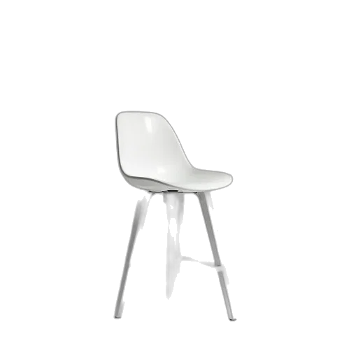 furniture, staff, 3d render, monochrome transparent PNG cut-out