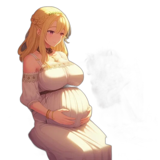 dress, crown, concept art, pixel art transparent PNG cut-out