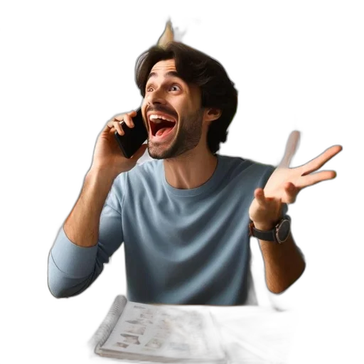 staff, face, 3d render, concept art transparent PNG cut-out