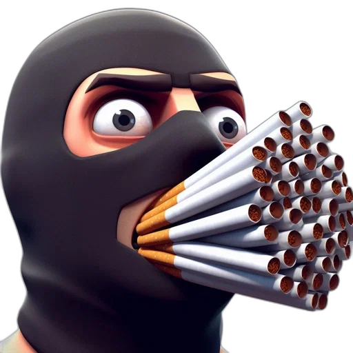 weapon, mask, staff, face transparent PNG cut-out