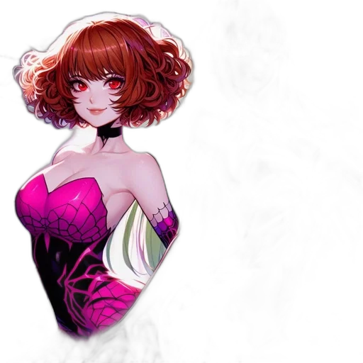 dress, flower, mask, crown transparent PNG cut-out