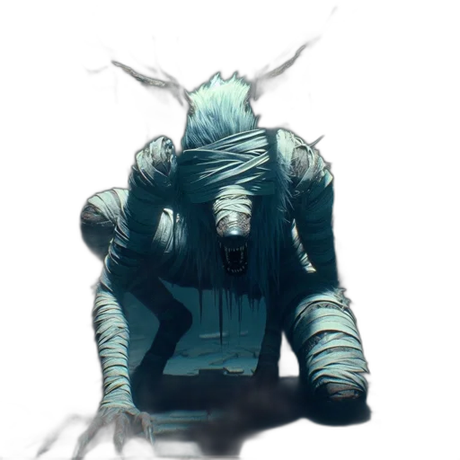 creature, mask, robot, jacket transparent PNG cut-out