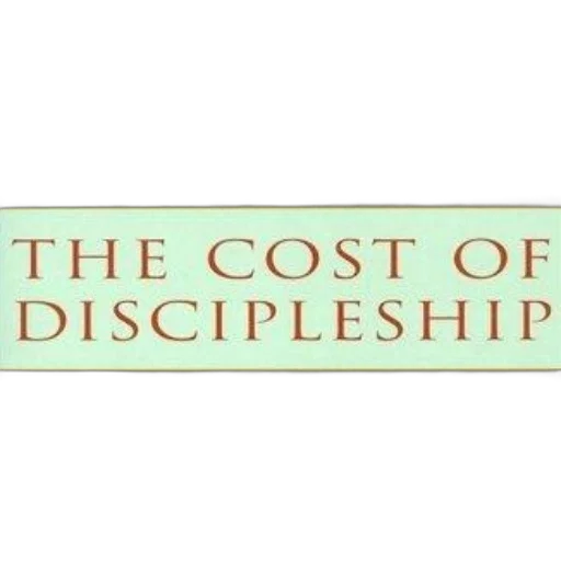 cost, discipleship, book, cover transparent PNG cut-out