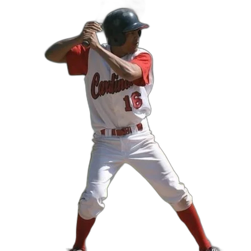 3d render, photorealistic, baseball, player transparent PNG cut-out