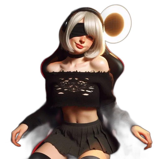 dress, mask, face, creature transparent PNG cut-out