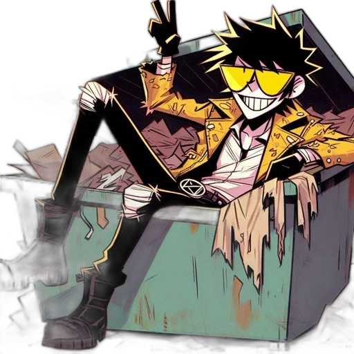 jacket, weapon, concept art, cartoon transparent PNG cut-out