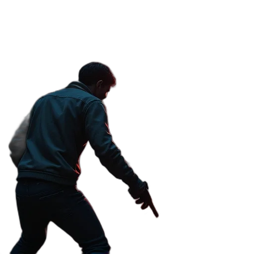 jacket, weapon, staff, sword transparent PNG cut-out