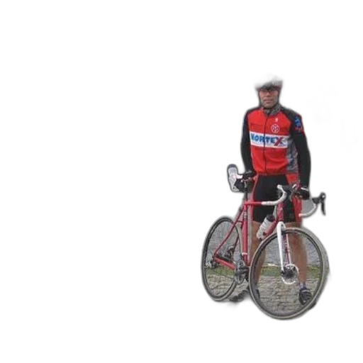 3d render, cyclist, stands, their transparent PNG cut-out