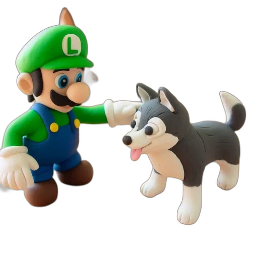animal, 3d render, concept art, pixel art transparent PNG cut-out