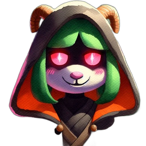 staff, mask, creature, concept art transparent PNG cut-out