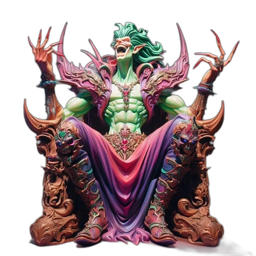 creature, crown, mask, concept art transparent PNG cut-out