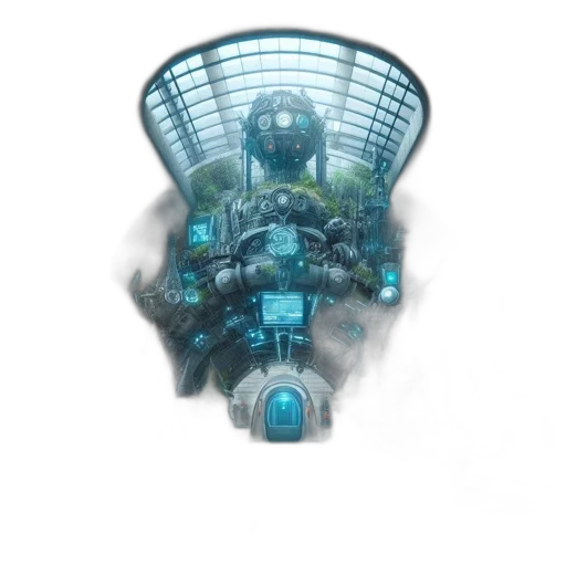 robot, mask, bottle, weapon transparent PNG cut-out