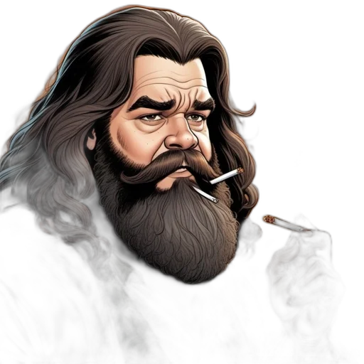 face, fantasy art, concept art, comic book art transparent PNG cut-out