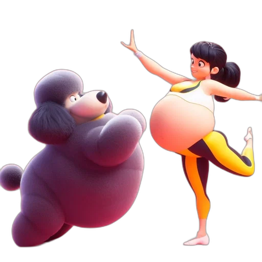 concept art, cartoon, 3d render, photorealistic transparent PNG cut-out