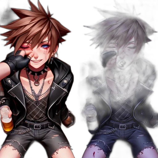 jacket, concept art, pixel art, cyberpunk transparent PNG cut-out